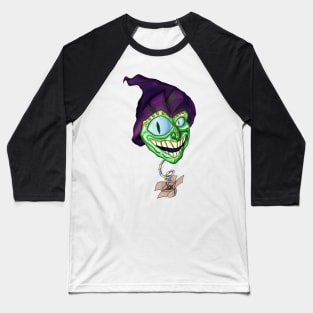 Witch In A Box Baseball T-Shirt